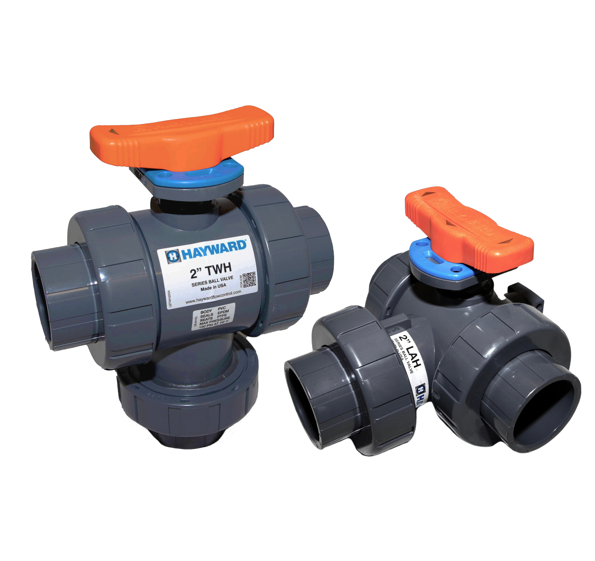 Three Way True Union Ball Valves